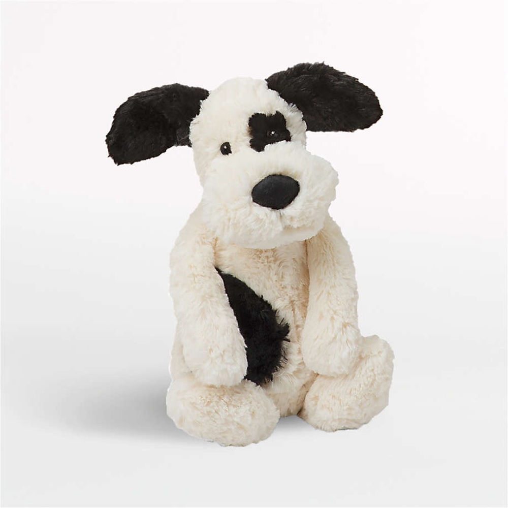 Bashful Black and Cream Puppy Kids Stuffed Animal Jellycat